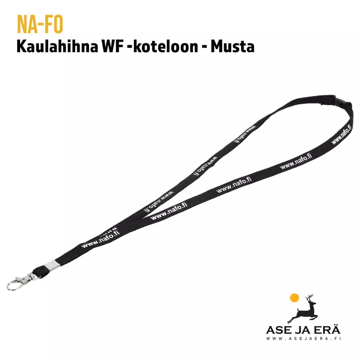 Na-Fo WF -kotelon kaulahihna musta - Yleiskuva - GPS-paikantimet - 1003 - 1