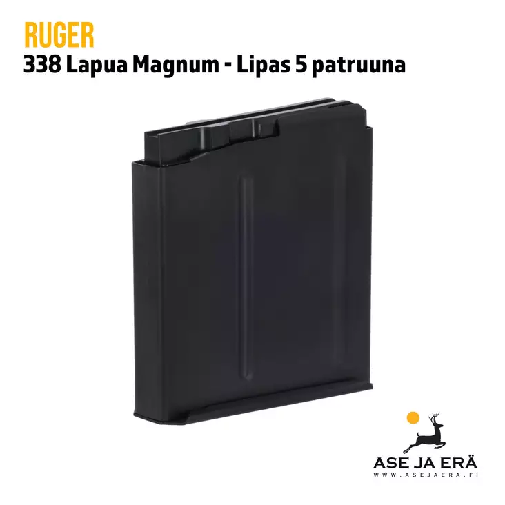 Ruger 338 Lapua Magnum 5 patruunan lipas - Metsästysaseiden lippaat - 736676906833 - 1