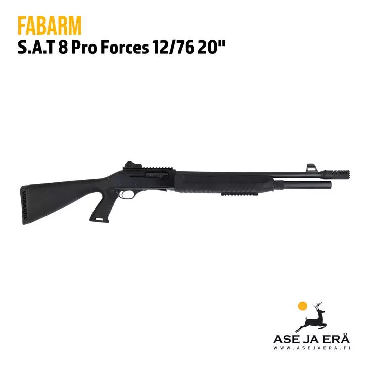 Fabarm S.A.T 8 Pro Forces 12/76 20" puoliautomaattihaulikko - Pumppuhaulikot - 8053670261723 - 1