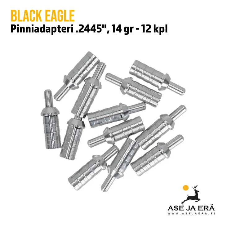 Black Eagle Pinniadapteri .2445" 14 gr 12 kpl yleiskuva - Insertit - 811998020723 - 1