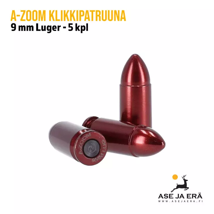 A-ZOOM 9 mm klikkipatruuna 5 kpl - Klikkipatruunat - 666692151163 - 1