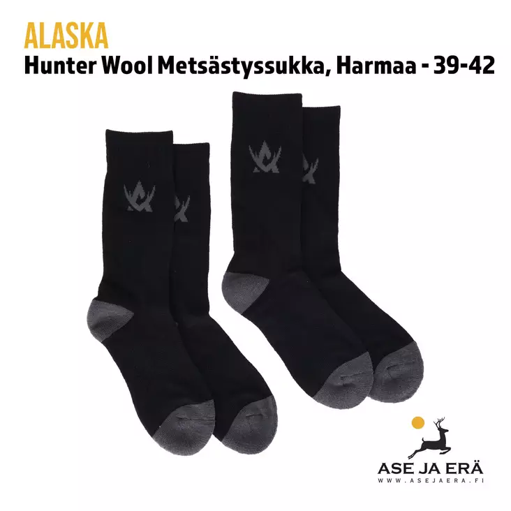 Alaska Hunter Wool villasukat 39-42 harm - Sukat - 6438347035173 - 1