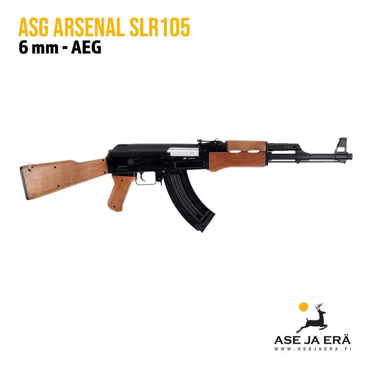 ASG AK-47 Arsenal SLR105 Airsoft kivääri -sähkökäyttöinen - yleiskuva oikealta sivusta - Kiväärit - 5707843032223 - 1