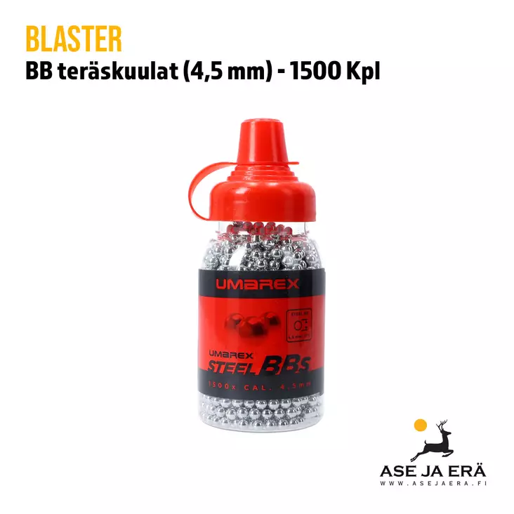 Blaster 4,5 mm BB teräskuulat 1500kpl - BB teräskuulat ja muovikuulat - 4000844769763 - 6