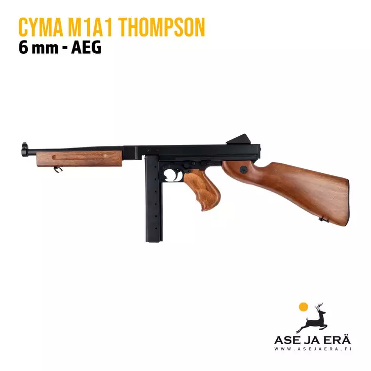 Cyma M1A1 Thompson AEG airsoft-kivääri - Kiväärit - CM033 - 1