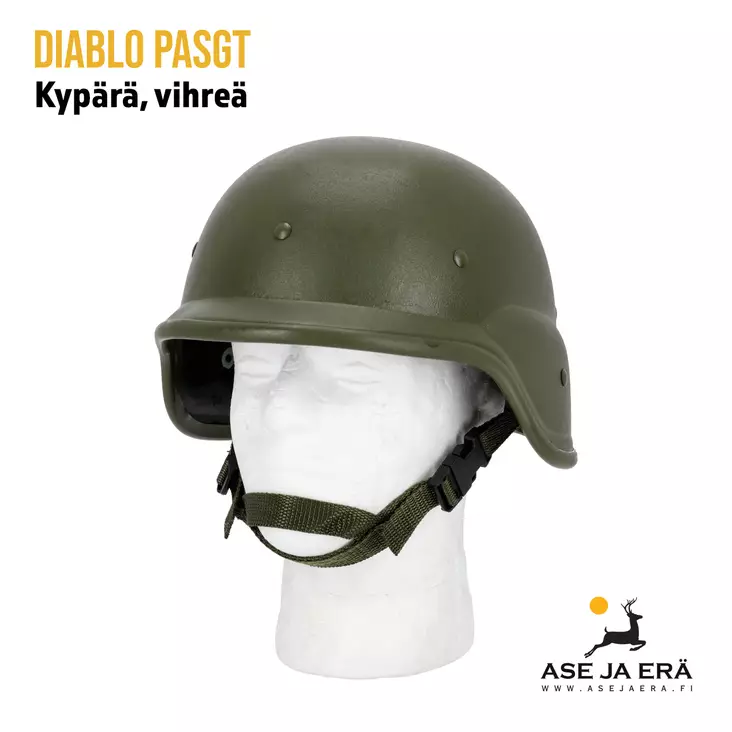 Diablo PASGT-kypärä Tactical Airsoft Helmet vihreä - Yleiskuva - Kypärät, maskit ja suojalasit - 6430034890553 - 1