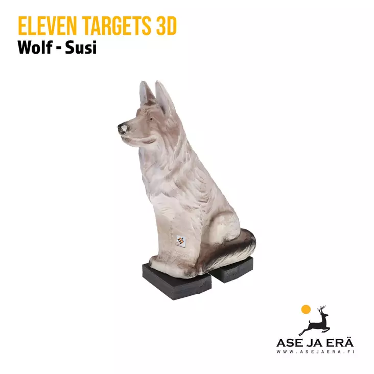 Eleven Targets 3D-taulu Istuva Susi - 3D-eläintaulut - 8717974181063 - 1