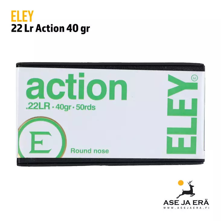 Eley Action .22LR 40 gr pienosikivääripatruuna - 22 LR patruunat - 650911003203 - 2