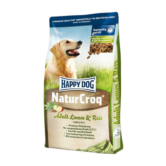 koiranruoka_Happy Dog Natur-Croq Lamm&Reis - Happy dog koiranruoka - 02563 - 1