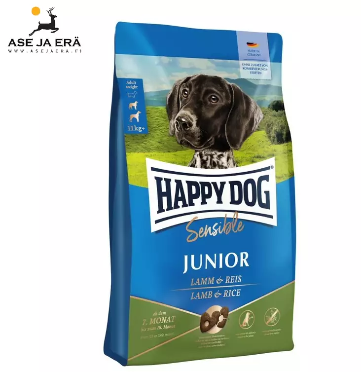 Happy Dog Sensible Junior Lamb & Rice koiranruoka - Happy dog koiranruoka - 4001967152203 - 1