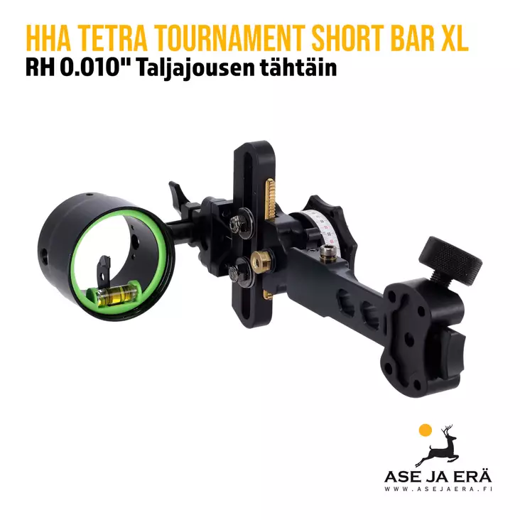 HHA Tetra Tournament Short Bar XL RH 0.010" tähtäin - Taljajousen tähtäimet - 716415220673 - 2