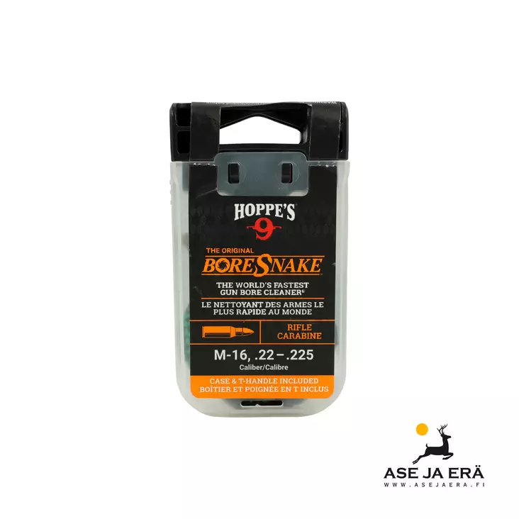 Hoppes BoreSnake Den puhdistusnaru kivääreille kotelolla - Puhdistusnarut - 026285000993 - 1