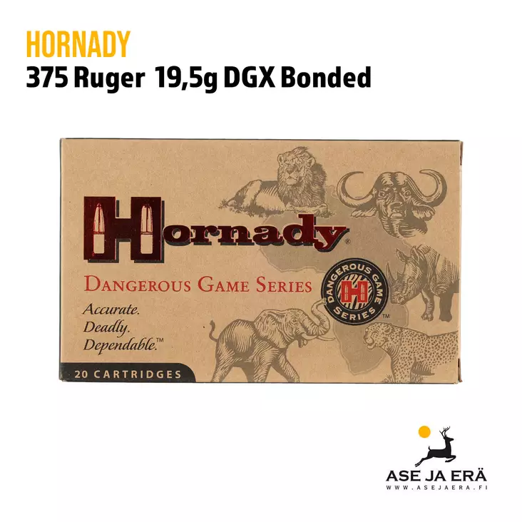 Hornady Dangerous Game DGX® .375 Ruger 19,5g - Muut kaliiperit - 090255823363 - 1