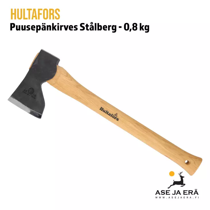 Hultafors puusepänkirves Stålberg 0,8 kg, yleiskuva - Linkkuveitset, piilut ja sahat - 7391408417303 - 4