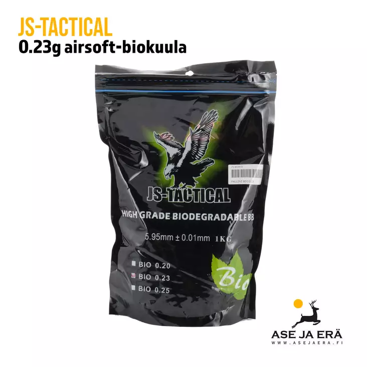JS-Tactical 0.23g biokuula 1 kg (n. 4347 kuulaa) - Airsoft-kuulat - JSBIO023 - 1
