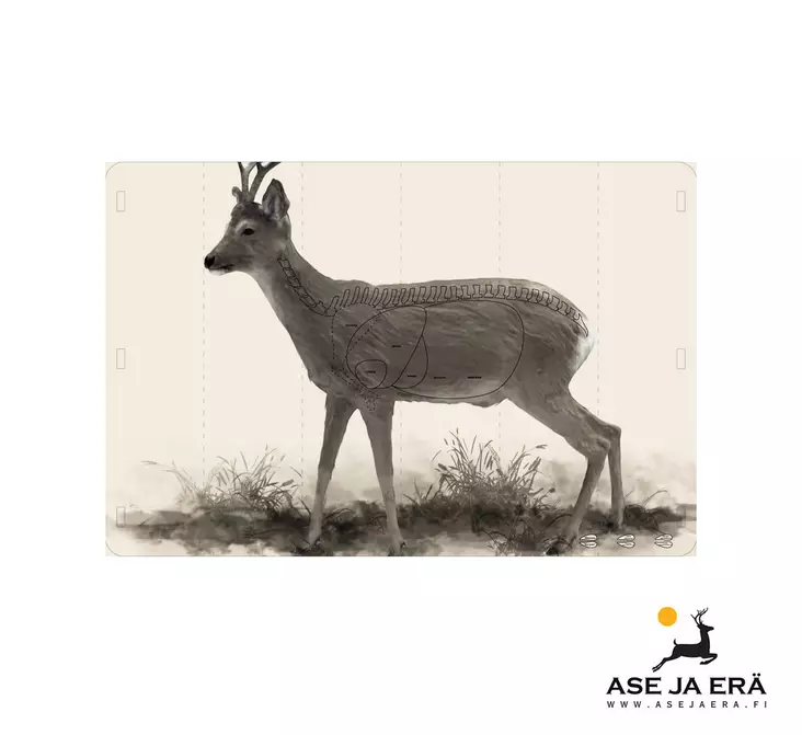 Kauristaulu - pahvia 150x100 cm - Ampumataulut - 00005513 - 1