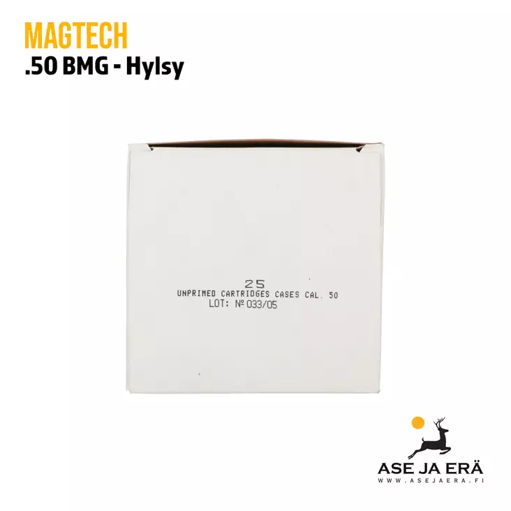 Magtech .50 BMG hylsy nallittamaton 25 kpl - Hylsyt - 754908177813 - 1