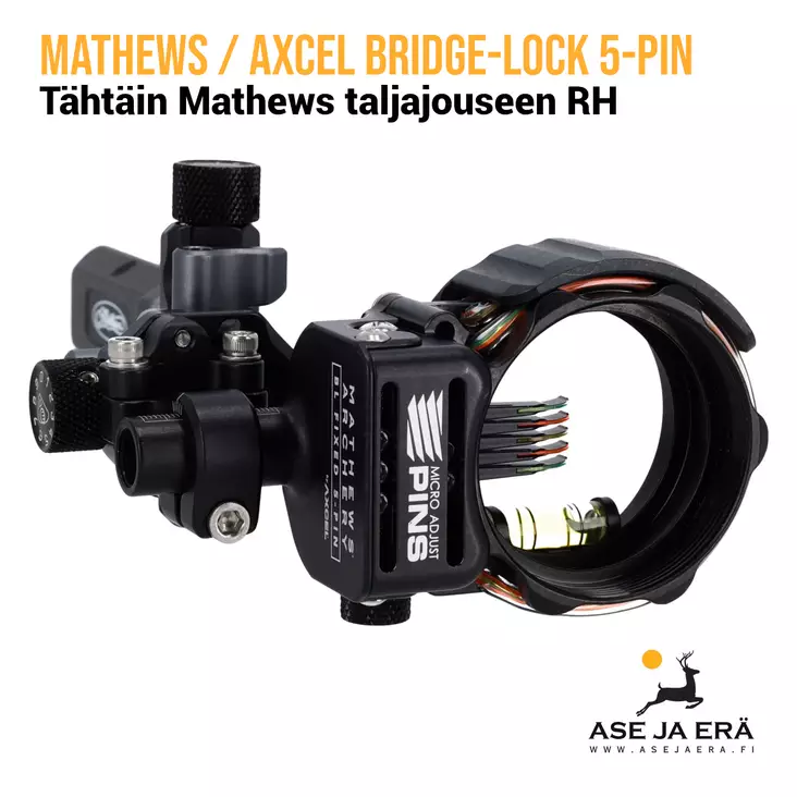 Mathews Bridge-Lock 5-pin tähtäin RH - Taljajousen tähtäimet - A059063 - 1