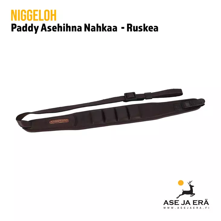 Niggeloh Premium PADDY kiväärin hihna ruskea - Hihnat - 4250057201493 - 1