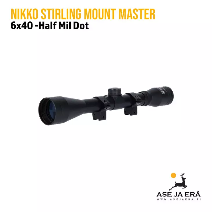 Nikko Stirling Mount Master 6x40 -kiikaritähtäin - Nikko Stirling kiikaritähtäimet - 9420008992113 - 3