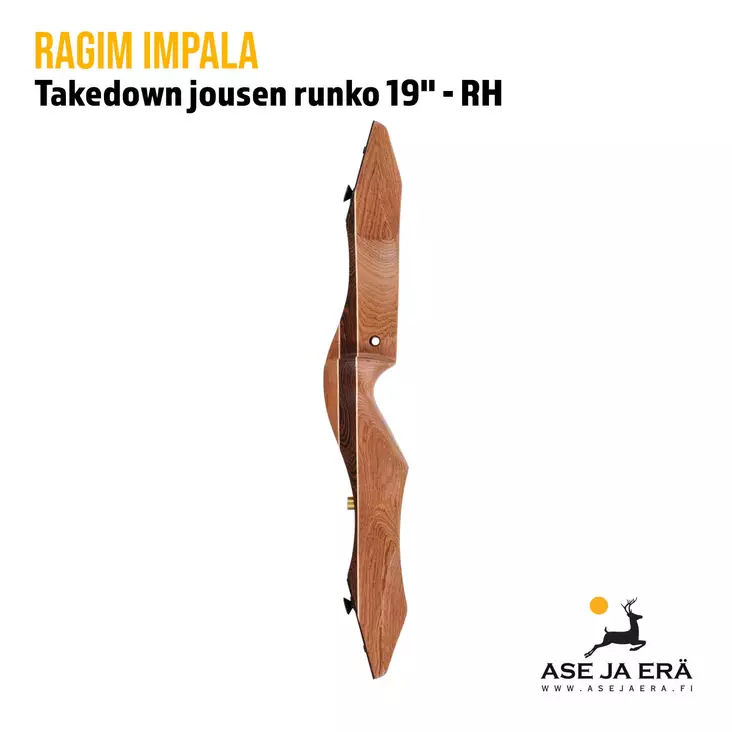 Ragim Impala Takedown jousen runko 19" - Oikeakätinen - yleiskuva vasemmalta - Vastakaarijousen rungot - 8034049503453 - 1