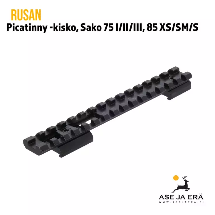 Rusan Picatinny-kisko, Sako 75 I/II/II metsästyskivääriin - Kiskot, kiilat, palat ja muut jalustat - 3856026413563 - 1
