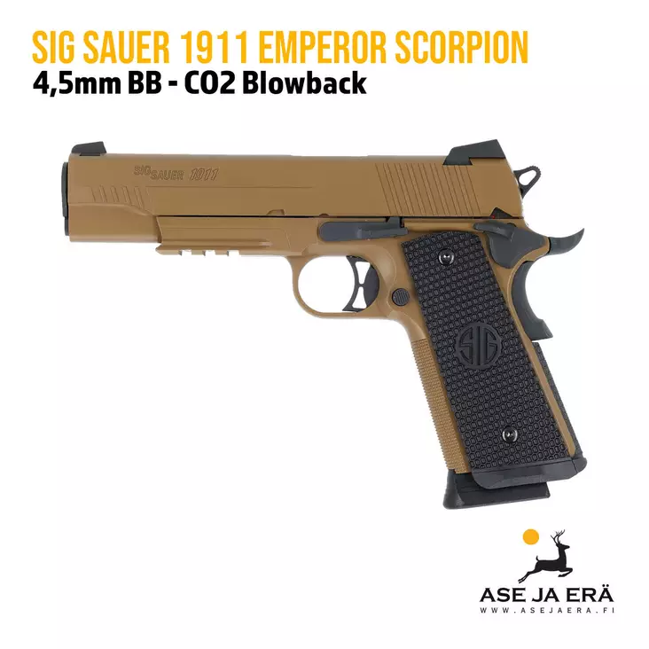 Sig Sauer 1911 Emperor Scorpion 4,5mm CO2 Blowback ilmapistooli - BB kuula ilmapistoolit - 798681652273 - 1