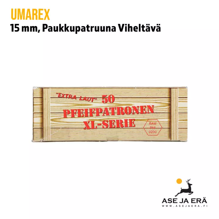 Umarex 15mm XL Paukkupatruuna viheltävä - Käsiaseen patruunat - 4000844236593 - 1