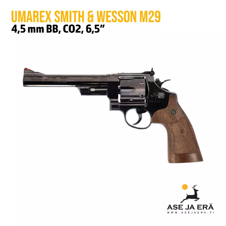 Umarex Smith & Wesson M29 6,5" CO2 BB ilmapistooli - BB kuula ilmapistoolit - 4000844740083 - 4