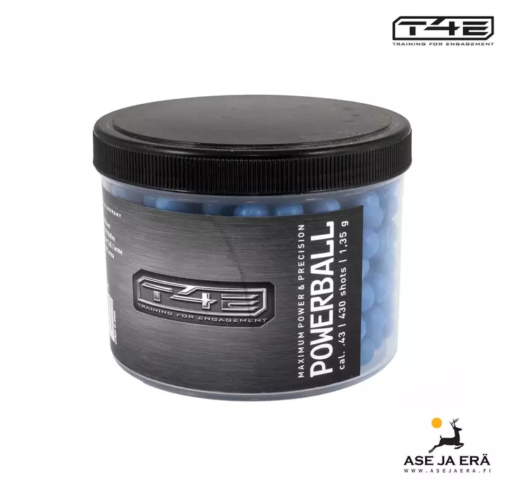 Umarex T4E Powerball .43 kumikuula 430 kpl - T4E kuulat ja kaasut - 4000844626653 - 1