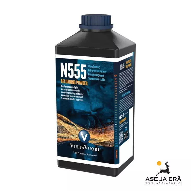 Vihtavuori ruuti N555 - Kivääriruuti - 6420615701033 - 1