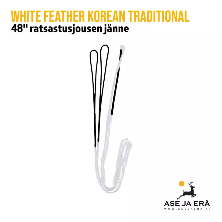 White Feather Korean Traditional jänne ratsastusjouseen - Valmiit jänteet - 8717974184323 - 1