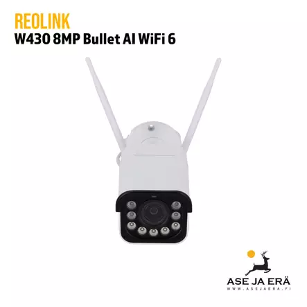 Reolink W430 8MP Bullet AI WiFi 6 valvontakamera - Lähettävä riistakamera - 6975253983124 - 2