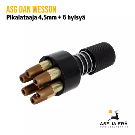 ASG Dan Wesson pikalataaja 4,5mm + 6 hylsyä - yleiskuva - ASG Lippaat - 5707843035484 - 2