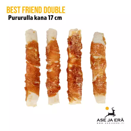 Best Friend Double pururulla kana 17cm 4kpl 240g - Koiran herkut ja puruluut - 5700551171994 - 2