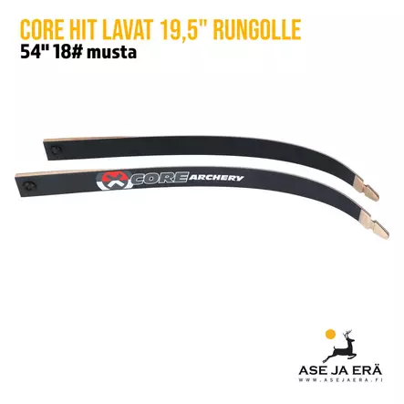 Core Hit lavat 19,5" 54" 18# musta - Tähtäinjousen lavat - A038864 - 2