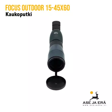 Focus Outdoor 15-45x60 kaukoputki ja jalusta - näkymä edestä - Valmiit kaukoputket - 7391879050504 - 2