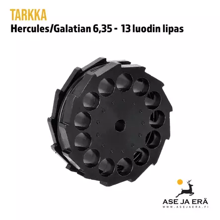 Hatsan Hercules/Galatian  6,35 13 luodin varalipas - Etuviistosta - Hatsan lippaat ja rullat - 068054 - 2