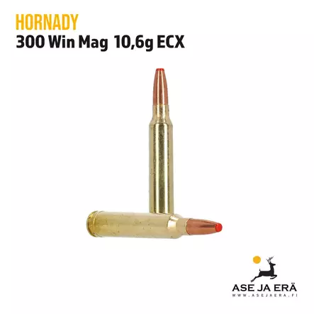 Hornady International 300 Win Mag 10,7g ECX kiväärin patruuna - Muut kaliiperit - 090255719734 - 2