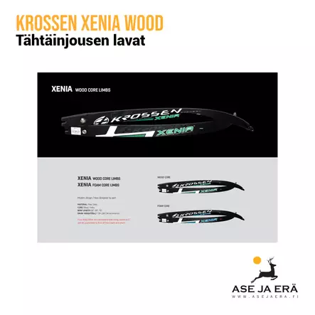 Krossen Xenia Wood tähtäinjousen lavat - Tähtäinjousen lavat - 8720054270304 - 2