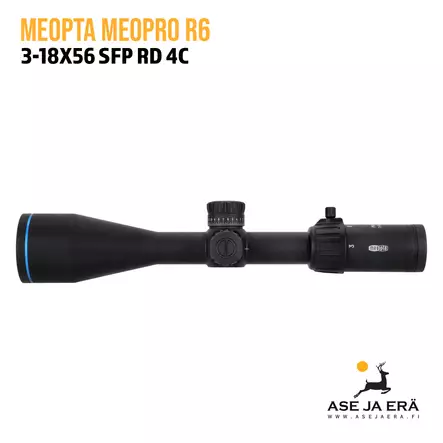 Meopta Meopro R6 3-18X56 SFP RD 4C - Vasen sivu - Meopta kiikaritähtäimet - 8594050737204 - 2