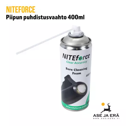 Piipun puhdistusvaahto 400ml NiteForce - Puhdistusaineet - 6430061581844 - 2