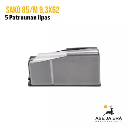 Sako 85/M 9,3x62 5 patruunan musta lipas - Metsästysaseiden lippaat - 6438053048634 - 2
