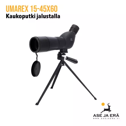 Umarex 15-45x60 kaukoputki jalustalla etuviisto - Valmiit kaukoputket - 4000844784414 - 1