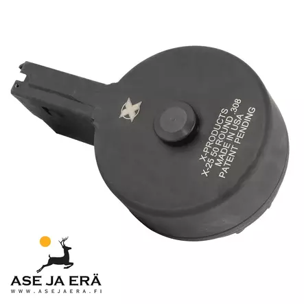 X-Products X-25 50RD Drum 308 AR 50 patruunan rumpulipas AR-10 - Toiminnallisten aseiden lippaat - 100009834 - 1