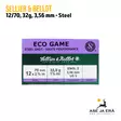 12/70 Sellier & Bellot Eco Game Steel Shot 32g haulikonpatruuna - Lyijyttömät patruunat - 8590690068104 - 11