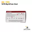 12/76 UnA Steel 36g #2 3,81mm haulikonpatruuna - Lyijyttömät patruunat - 6430068624124 - 5