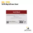 12/76 UnA Steel 36g #2 3,81mm haulikonpatruuna - Lyijyttömät patruunat - 6430068624124 - 7