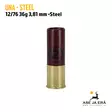 12/76 UnA Steel 36g #2 3,81mm haulikonpatruuna - Lyijyttömät patruunat - 6430068624124 - 3