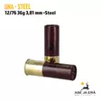 12/76 UnA Steel 36g #2 3,81mm haulikonpatruuna - Lyijyttömät patruunat - 6430068624124 - 2